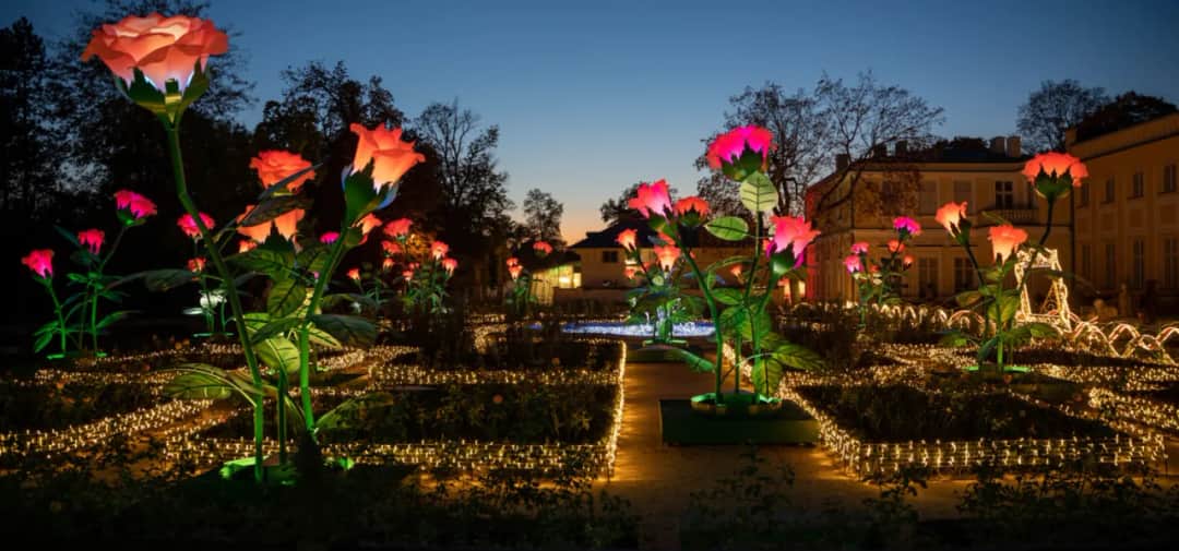 Ogród Świateł w Wilanowie – magiczna wystawa, której nie możesz przegapić